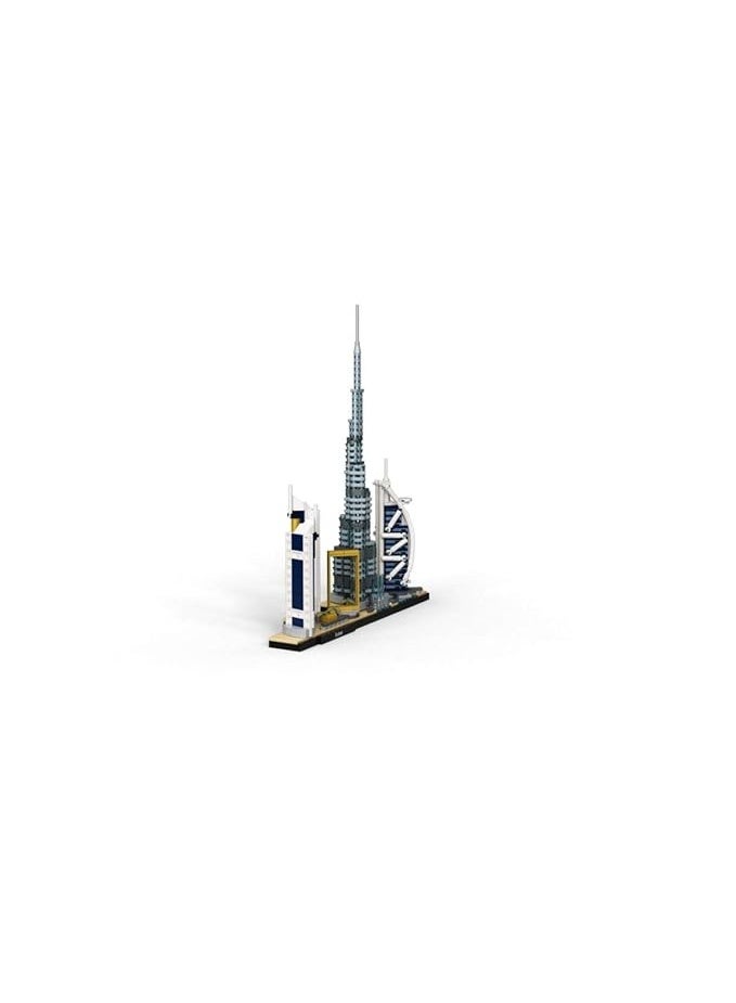 LEGO Architecture Skylines: Dubai 21052 Building Kit, Collectible Architecture Building Set for Adults, New 2020 (740 Pieces) Building Set for Kids | Creative Construction Toy - Image 4